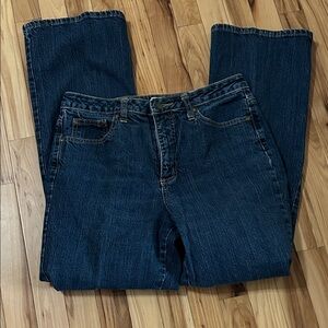 Straight Leg Women's Jeans — Deep Indigo Wash